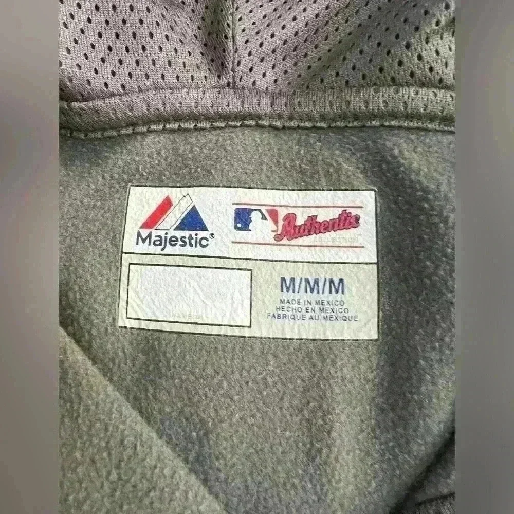 Majestic MLB San Francisco Giants Men’s Medium Hooded Sweatshirt w/ Side Pockets - Picture 6 of 9